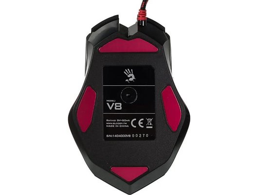 Мышь проводная игровая A4Tech Bloody V8M Max черный